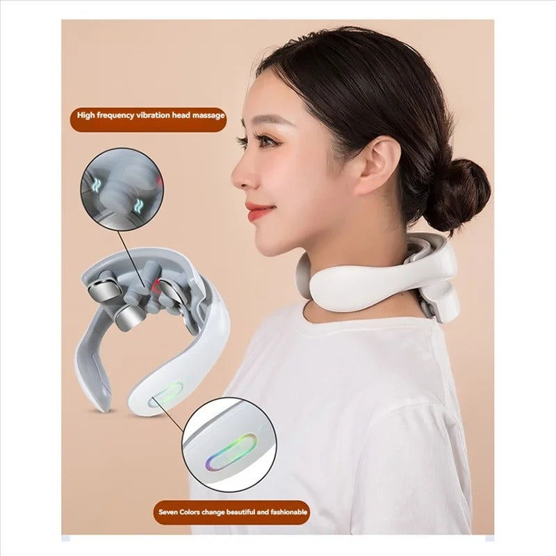 CerviLux™ Intelligent Neck Therapy Device – EMS, Heat Therapy & AI Voice Control