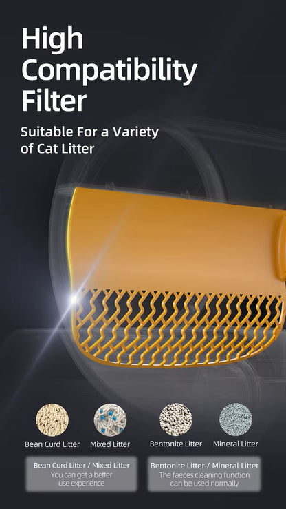 Tonepie 65L Automatic Smart Cat Litter Box – Self-Cleaning, App-Controlled, Fully Enclosed