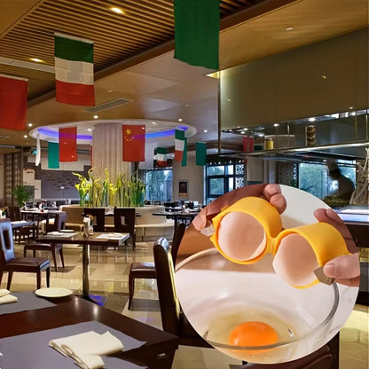 3x Stainless Steel Eggshell Separator – Quick & Clean Egg Peeler for Effortless Kitchen Prep