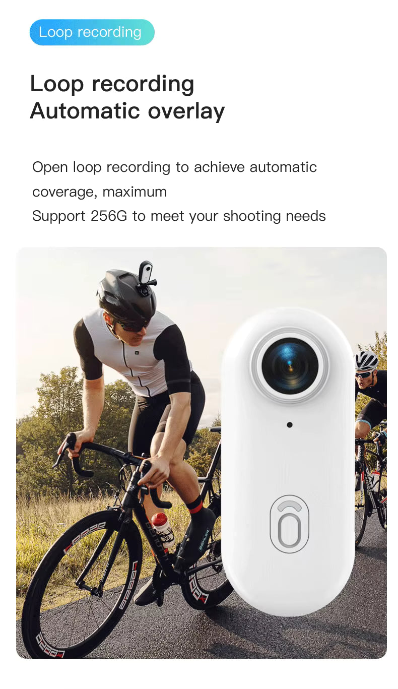 LifeShot™ Pocket 4K Mini Action Camera – Magnetic, Waterproof & Wearable
