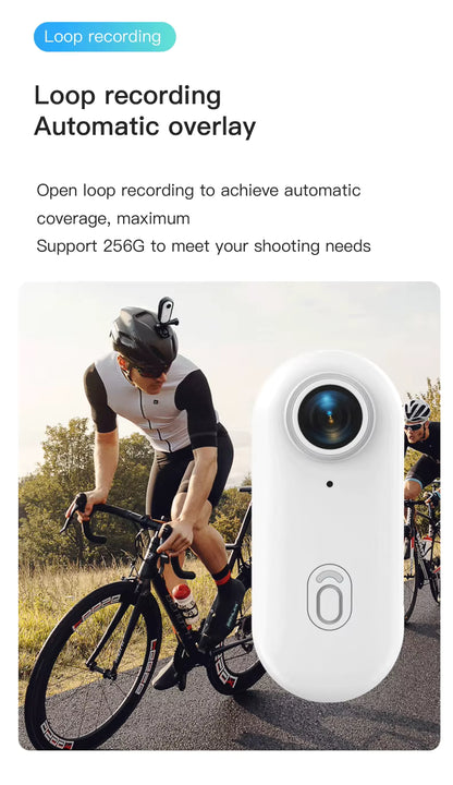 LifeShot™ Pocket 4K Mini Action Camera – Magnetic, Waterproof & Wearable