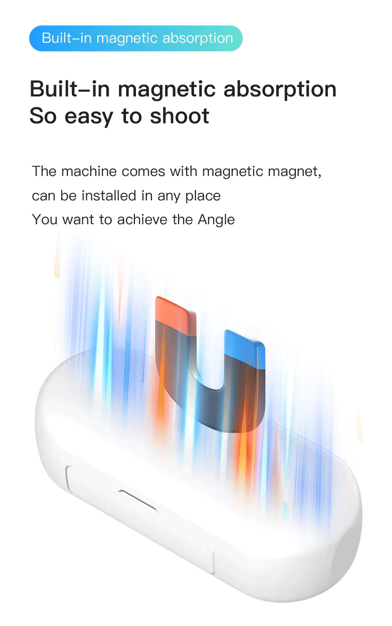 LifeShot™ Pocket 4K Mini Action Camera – Magnetic, Waterproof & Wearable