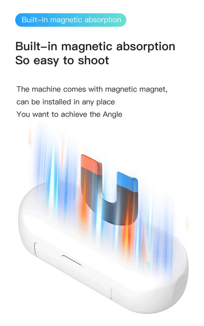 LifeShot™ Pocket 4K Mini Action Camera – Magnetic, Waterproof & Wearable