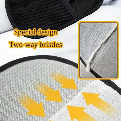 2/5x Pet Grooming Gloves with Static Dusting Brush – Groom, Massage & Remove Hair Effortlessly