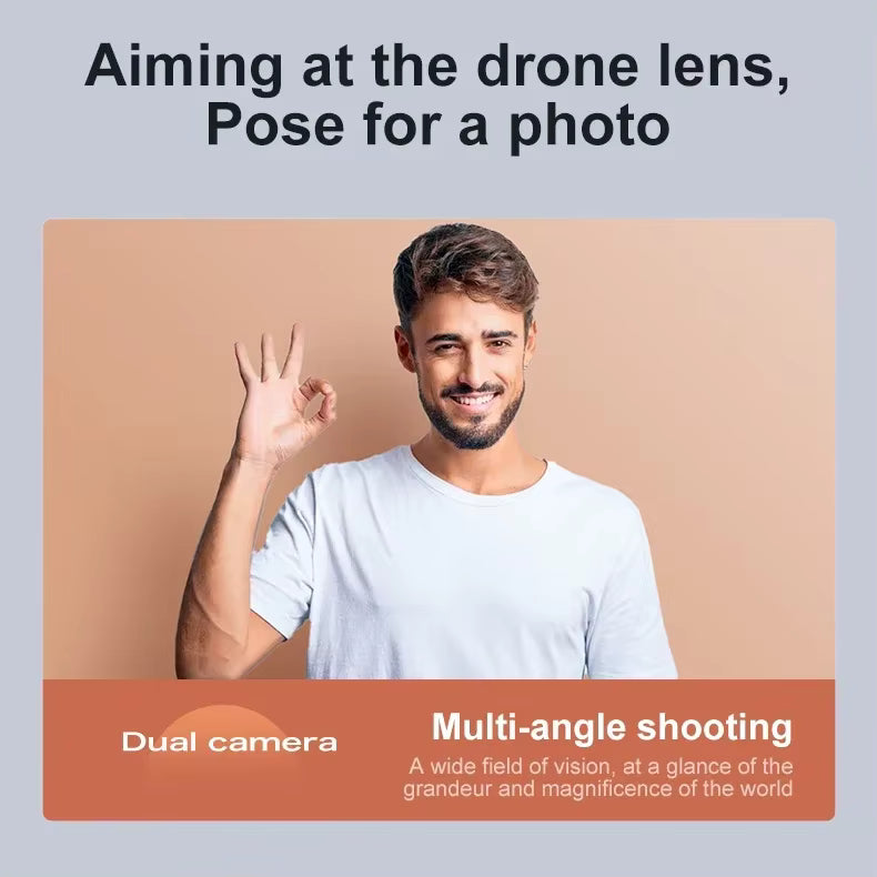 Lenovo D18 8K HD Quadcopter Drone – Dual Camera, GPS, Obstacle Avoidance, 5G WiFi