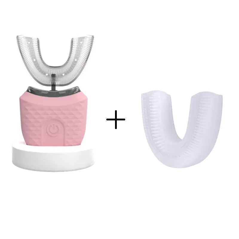 Sonic U-Shaped Electric Toothbrush – 360° Hands-Free Whitening & Cleaning