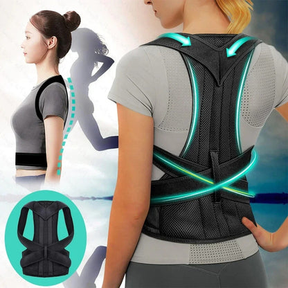 PosturePro™ Adjustable Posture Corrector – Breathable, Comfortable & Universal Fit for Back & Shoulder Pain Relief