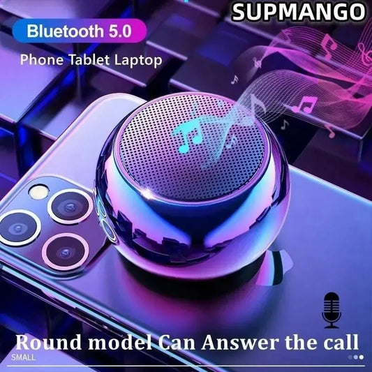 PulseMini™ Portable Bluetooth Speaker – Heavy Bass, 360° Surround Sound, Ultra-Compact Design