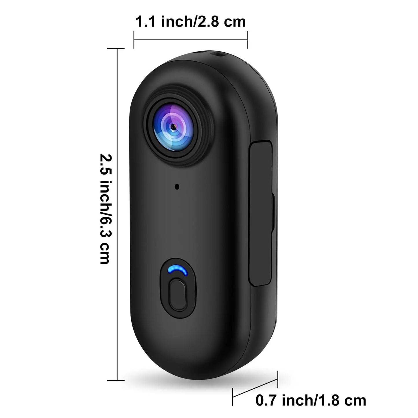 LifeShot™ Pocket 4K Mini Action Camera – Magnetic, Waterproof & Wearable