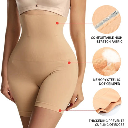 SculptEase™ High-Waist Body Shaper – Tummy Control, Butt Lift & Seamless Slimming Support