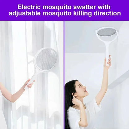 ZapGuard™ 5-in-1 Electric Mosquito Swatter – 3500V USB Rechargeable | Lamp, Trap, Handheld & Wall-Mounted Bug Killer