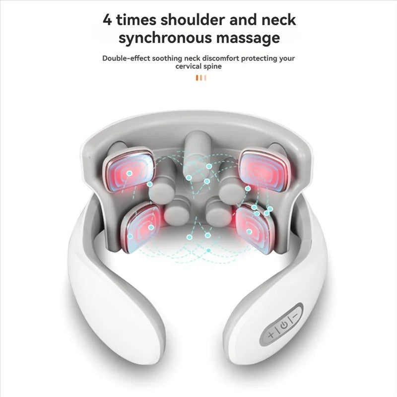 CerviLux™ Intelligent Neck Therapy Device – EMS, Heat Therapy & AI Voice Control