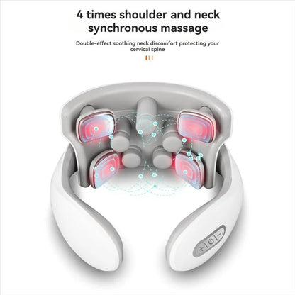 CerviLux™ Intelligent Neck Therapy Device – EMS, Heat Therapy & AI Voice Control