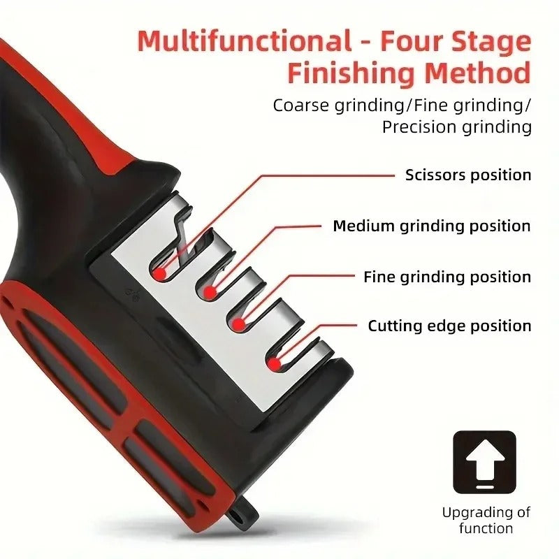 EdgeMaster™ 3-Stage Knife Sharpener – Precision 3-Segment Sharpening for All Kitchen Knives