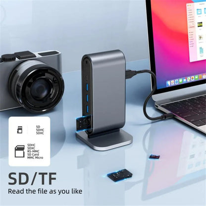 UltraHub™ 12-in-1 USB-C Docking Station – Power, Connect, & Expand Your Workspace