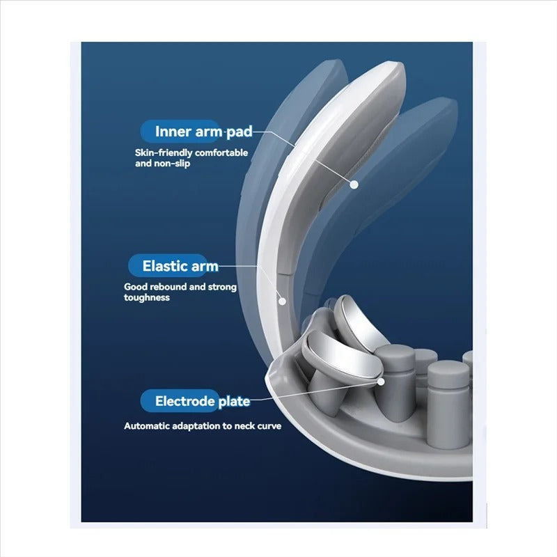 CerviLux™ Intelligent Neck Therapy Device – EMS, Heat Therapy & AI Voice Control