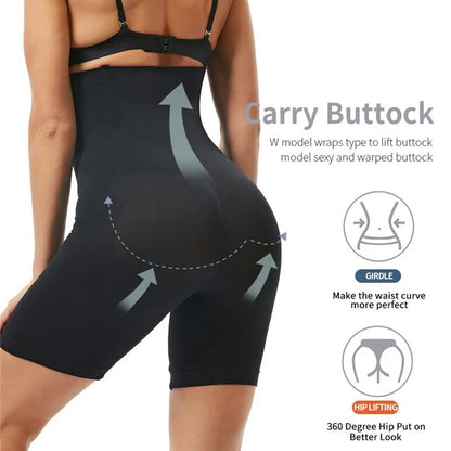 SculptEase™ High-Waist Body Shaper – Tummy Control, Butt Lift & Seamless Slimming Support
